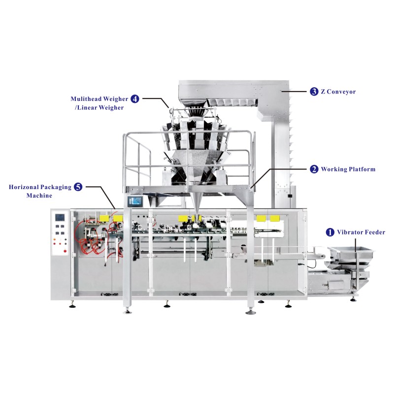 Kenwei 4.4kw Horizontal Packing Machine For Hardware