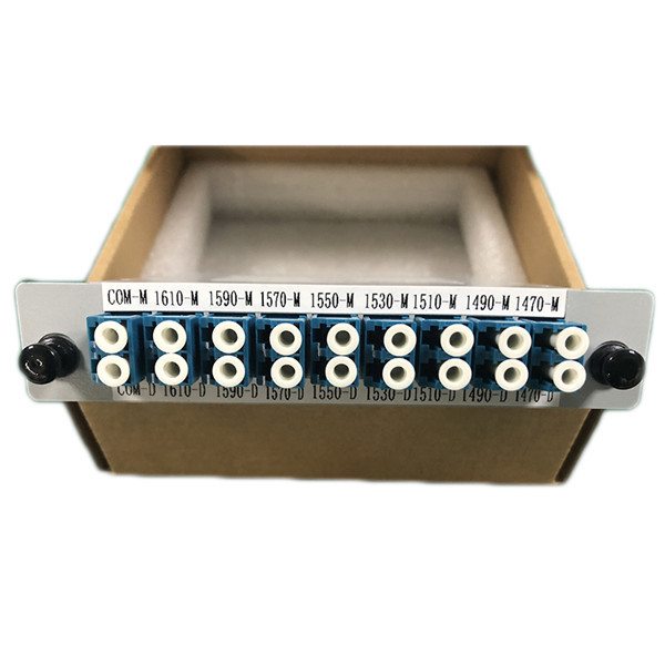 8 Channel CWDM Device CWDM Mux Demux Plastic Cassette Lc/Upc Abs Module For Rack Mount Chassis