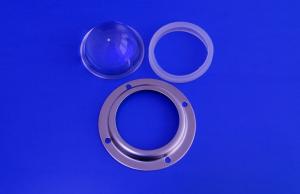 China Dia 50mm Led Reflector Lens / Led Glass Lens For Street Light / Street Lighting factory
