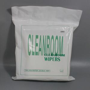 China Industrial Lcd Screen Cleanroom Polyester Wipes 4x4 For Lab Cleaning factory