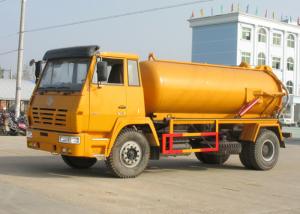 China Manual 12m3 6mm Carbon Steel 98Km/H Sewer Suction Truck factory
