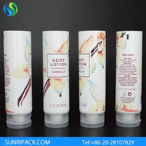 China 150ml/5.3oz large diameter plastic tube empty body lotion plastic packaging tubes factory