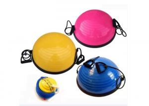 China COC Gym Workout Accessories Gymnastics Colorful Yoga Half Fitness Ball factory