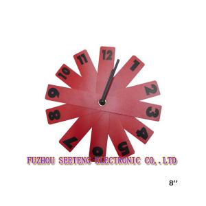 China Nice color high quality  new design round shape  wall clock models factory