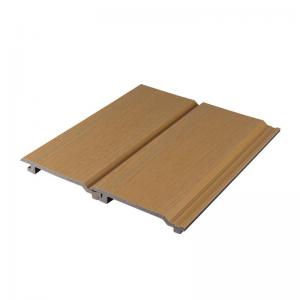 China Interior 20.5X145mm Floor WPC Cladding Panel Flat Wall Park Garden Termite - Resistance factory