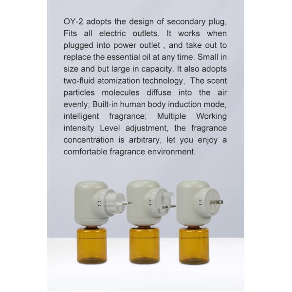 100-240V Portable Fragrance Diffuser Wall Plug Aromatherapy Diffuser 130ml
