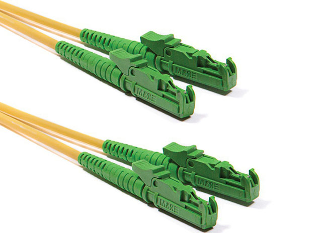 E2000-E2000 Duplex Fiber Optic Patch Cords Premium Quality SM 9/125