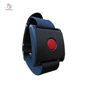 China YK200-1D Sos Button Watch Wireless Transmitter Wireless Pager Watch Wrist-Watch Wireless Call Button factory