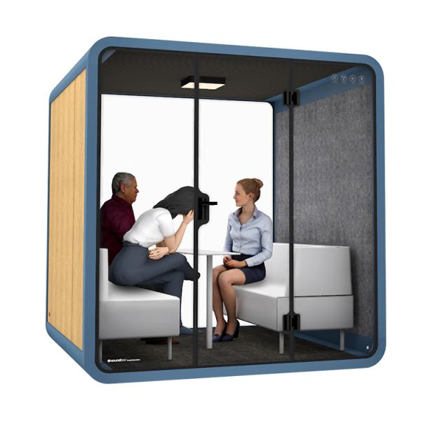 Rectangular Soundproof Office Pod High Durability Easy To Assemble
