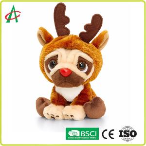 China 12 inch Musical Plush Toys , OEM Singing Christmas Dog Colorful factory
