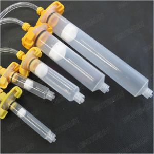 China Lightweight Dispensing Syringe Barrel , Durable Transparent Dispensing Barrel factory
