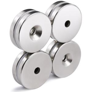 China Kellin Neodymium Magnet Disc with Countersunk Pair Magnetized Refrigerator Magnets factory