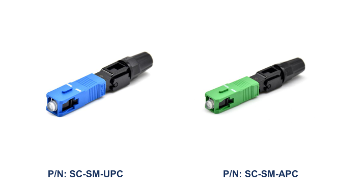 FTTH Drop Cable SC/UPC Fiber Optic Fast Connector