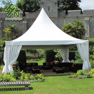 China White Outdoor Pagoda Event Tent Church Waterproof PVC Fabric on sale