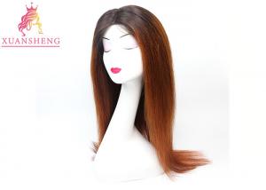 China Custom Full Lace Wigs Human Hair Brazilian Virgin Cuticle Aligned Lace Front Wigs Ombre factory