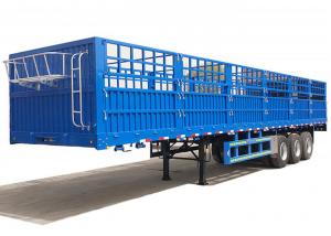 China Curb Weight 6.2T Stake Semi Trailer 12R22.5 Fence Cargo Trailer factory