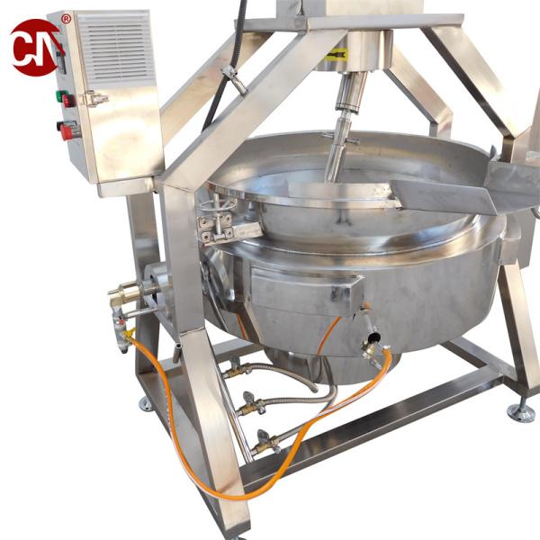 Overseas Installation Semi Automatic Stirring Pot/Planetary Cooking Kettle with Mixer
