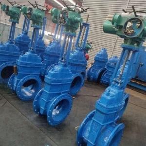 China DN250 PN10 Electric Gate Valve DIN GOST For Water Industrial Usage factory
