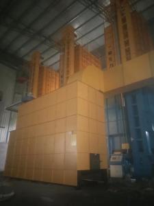 China Wood Pellet Biomass Burner , Yellow Color Auto Control Grain Dryer Heat Provider factory