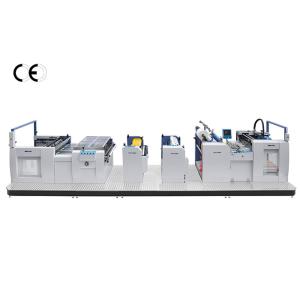 China Double Units Automatic Lamination Machine Wooden Case Packing Low Noise Runnning on sale