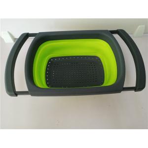 Buy cheap Cooking Drain Basket Silicone Kitchen Tools For Washing Vegetable / Fruit from wholesalers