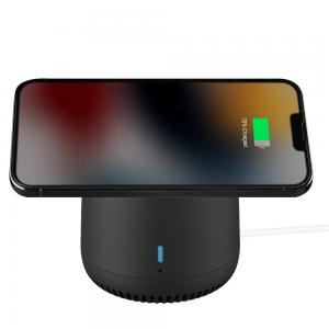 China Wireless Phone Charger With Bluetooth Speaker With 800mAh Battery OEM ODM factory