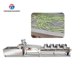 China 4.5KW Fruit And Vegetable Processing Line Vibration Draining Equipment factory