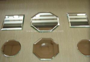 Wall Mounted LED Aluminum Framed Mirror For Makeup , Reflective Film Mirror Sheets