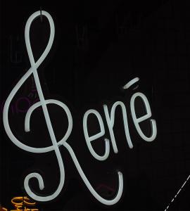 China René neon sign French custom neon sign handmade led flexable tube material factory