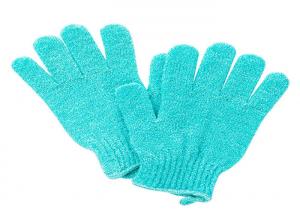 China Nylon Exfoliating Bath Gloves , Spa Bath Scrub Gloves For Men And Women factory
