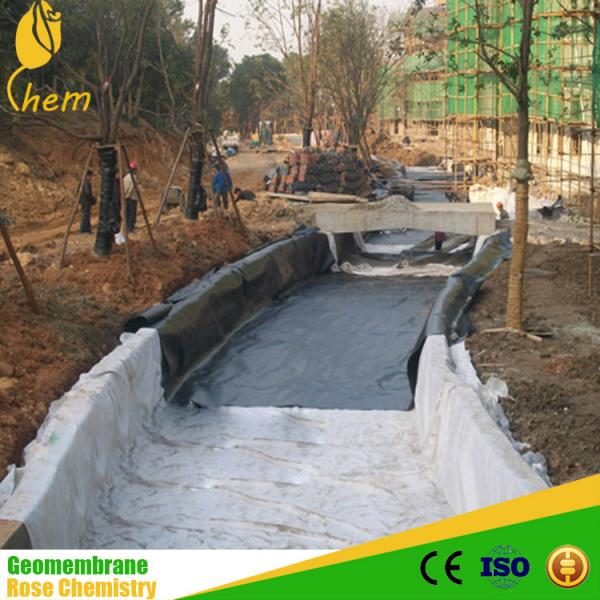 China Black Hdpe Plastic Sheet HDPE Geomembrane Suppliers factory