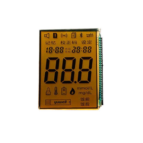 China SPI Interface Segment HTN Lcd Display Positive Semi Transpare Mode factory