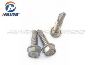 China Stainless Steel 304 316  Thread Hex Self Drilling Metal Screws and Washers on sale