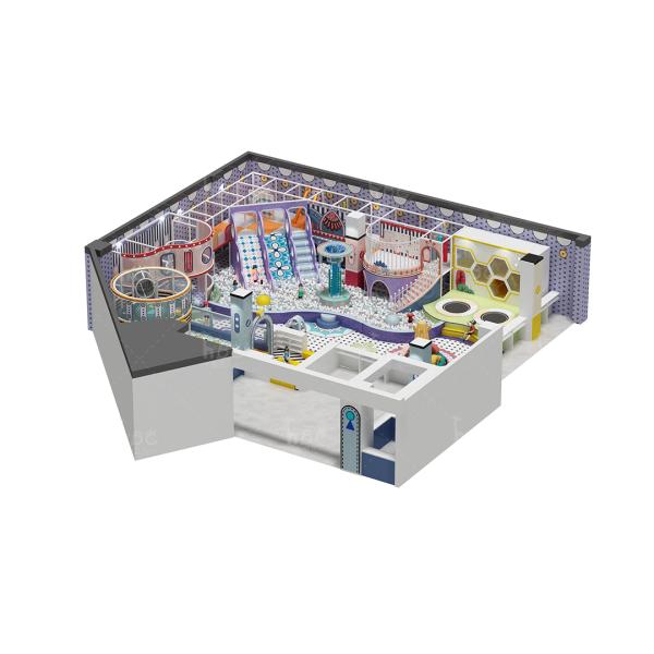 Custom Indoor Playground Equipment for Kids with Ball Pit