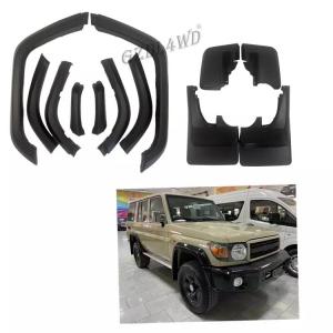China Car Accessories 3.0mm Mud Flaps Fender Flares Splash Guards Mudguards For LC76 factory