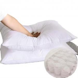 China Soft Pocket Spring Pillow Washable Cotton Cover Inner Spring Pillow on sale