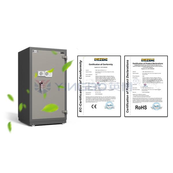 Durable Solid Steel Fireproof Safe Box Patented Certificates