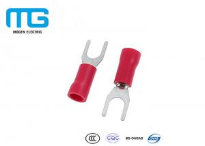 China Copper Insulated Spade Insulated Wire Terminals , red spade terminal factory