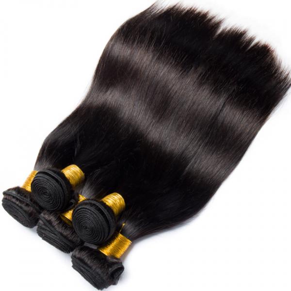 China Double Weft Straight Virgin Human Hair Bundles 8A Grade Free Tangle No Shedding factory
