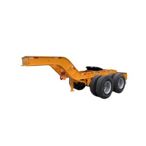China Heavy Duty Full Cargo Trailer Dolly Trailer High Strength Full Thickness Drop Deck Semi Trailer For Sale In Mongolia factory