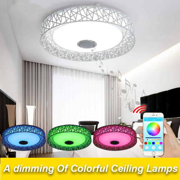 Bedroom ceiling lamp Music Bluetooth and remote Control LED Smart ceiling lamp(WH-MA-43)