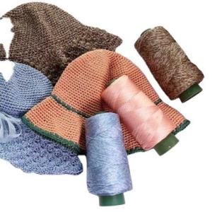 China Multi Scene Crochet Tape Yarn Cotton Linen Thread Practical For Summer Hat on sale