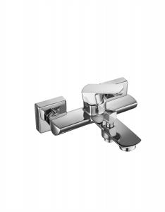 China Brass Wall Mounted Shower Mixer Taps Faucet Polished With Adjustable Temperature T8031 factory