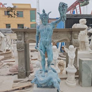 Buy cheap Bronze Perseus Statues with Medusa Head Sculpture Life Size Metal Greek Hero from wholesalers