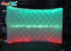 China Inflatable Photo Studio Attractive Inflatable LED Photo Booth Backdrop Wall With Remote Control factory