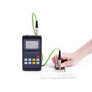 China Plastic Shell Magnetic Coating Thickness Gauge With Changeable Ferrous Probe factory