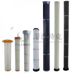 China Pulse Jet Bag Cartridge Filter Element For Dust Collecting 153 * 1000mm Dimension factory