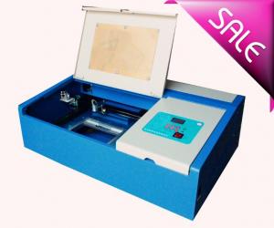 Co2 Mini Laser Cutting And Engraving Machine For Leather With 300 X 200mm Working Size