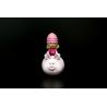 Buy cheap One Inch Height Plastic Toy Figures A Girl With Pinky Hat On A Pig As Tumbler from wholesalers