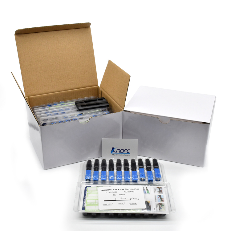FTTH Drop Cable SC/UPC Fiber Optic Fast Connector